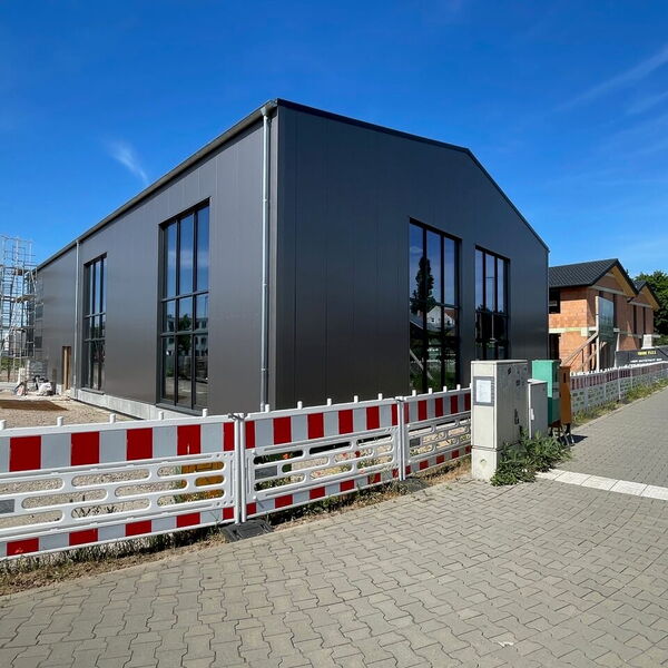 Außenansicht fertig gestellter Rohbau Vita Nova